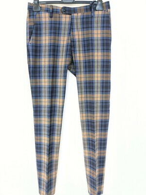 Slim fit tartan pants