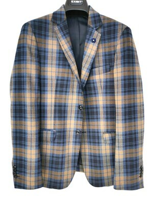 Slim fit tartan jacket