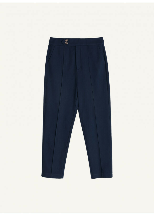 Flare capri pant, Size: XS, COLOR: Navy blue