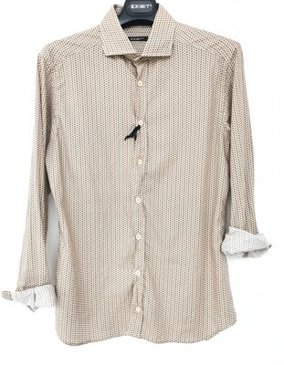 Slim fit shirt with French collar