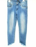 Jeans skinny shape up in denim chiaro