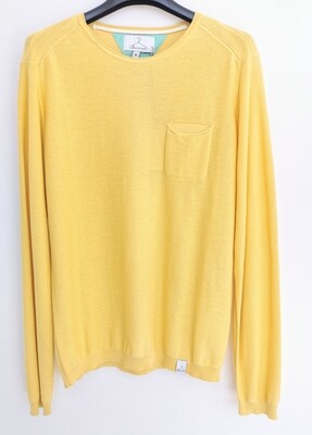 Crewneck sweater with pocket