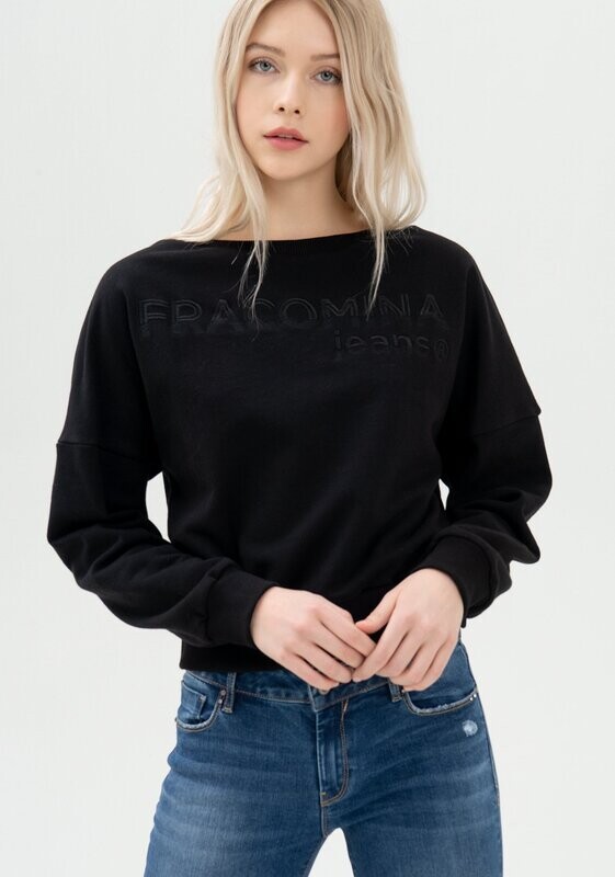 Regular sweater with logo