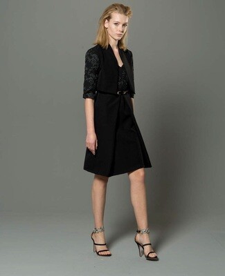 Elegant dress with embroidery