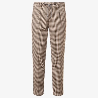 Checkered jogger pants