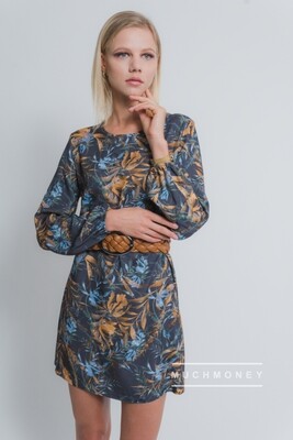 ​Regular dress with floral print