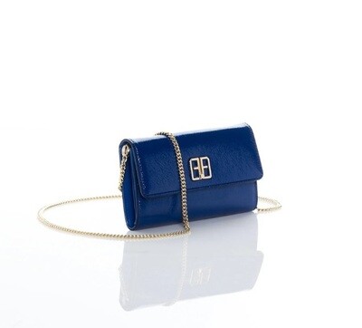​Eco leather clutch bag with chain