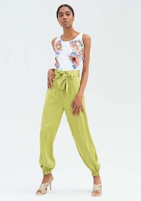 ​Pantalone carrot a vita alta