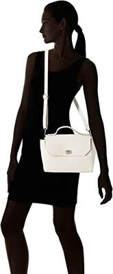 O bag shoulder strap in rubberized fabric