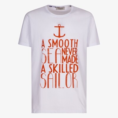 ​T-shirt regular with lettering print