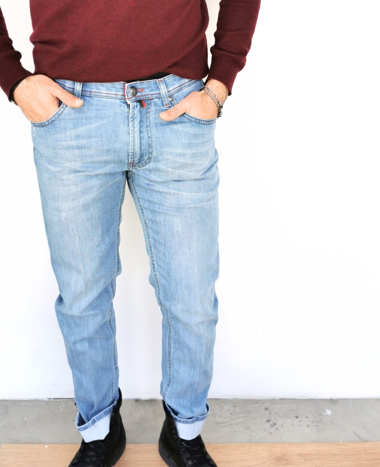 Jeans slim in denim stretch