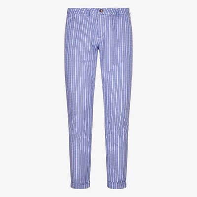 Striped chino pants