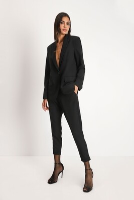 Straight cropped chino pants