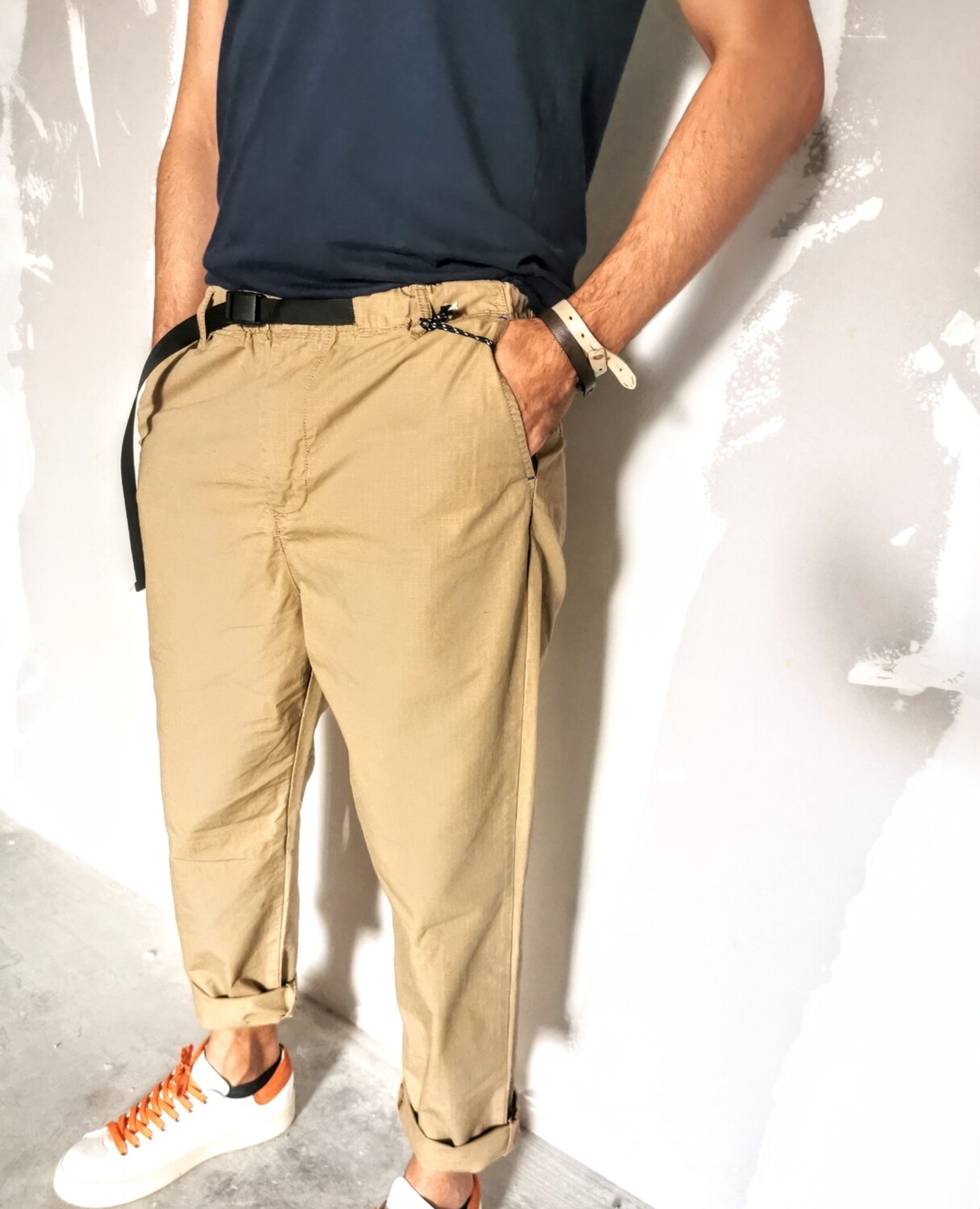 ​Oversize pant with drawstring