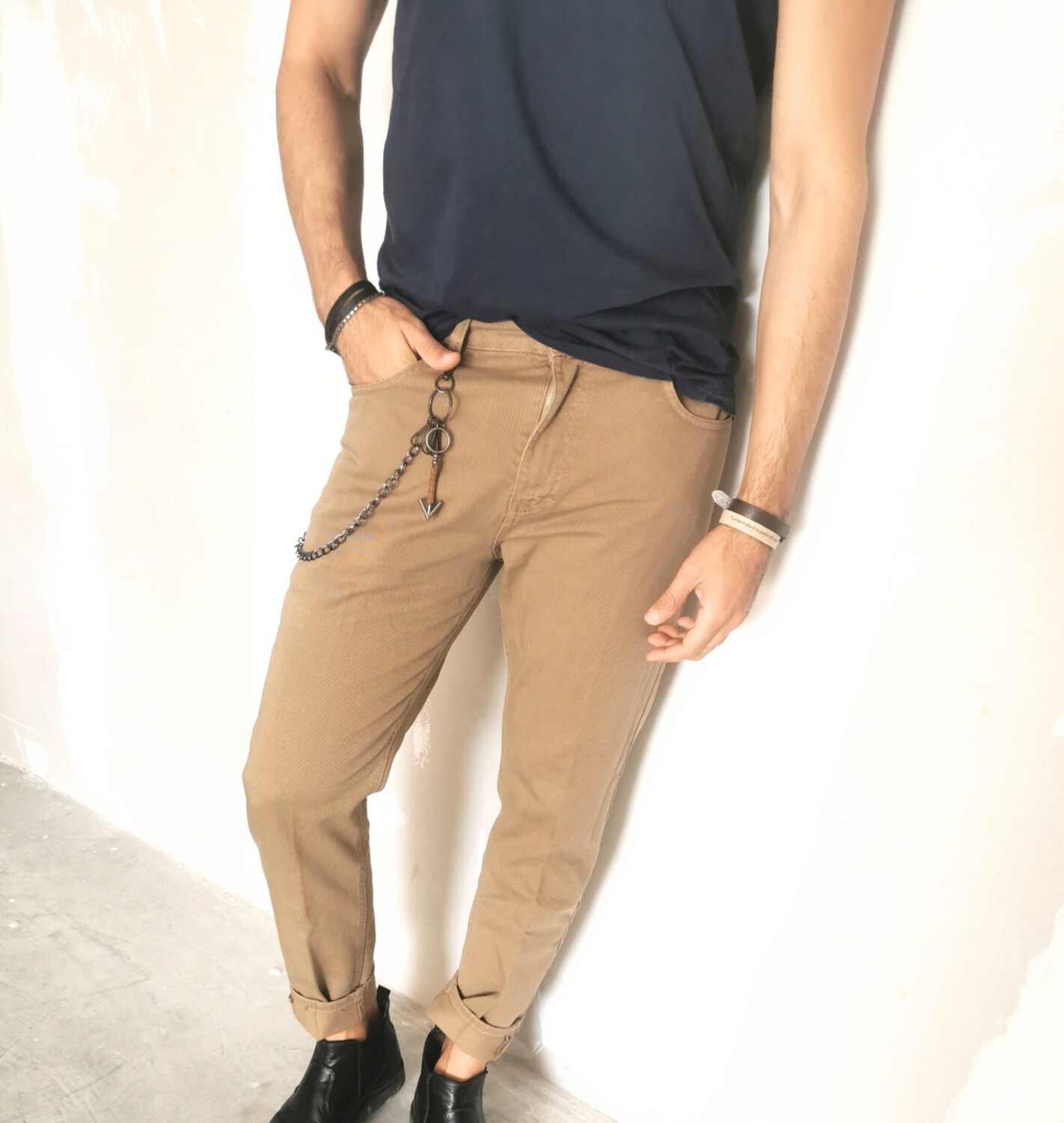 Denim slim fit pant