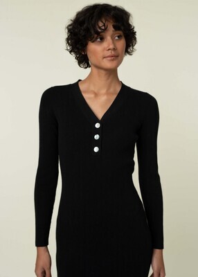 Long sleeve midi dress