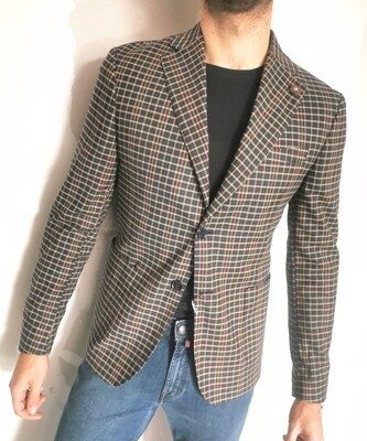 ​​Slim checked jacket​