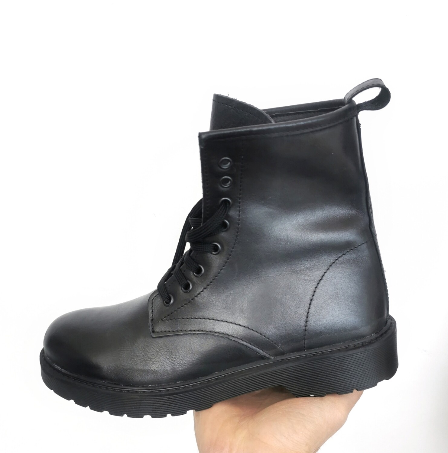 ​​Amphibious leather ankle boot​