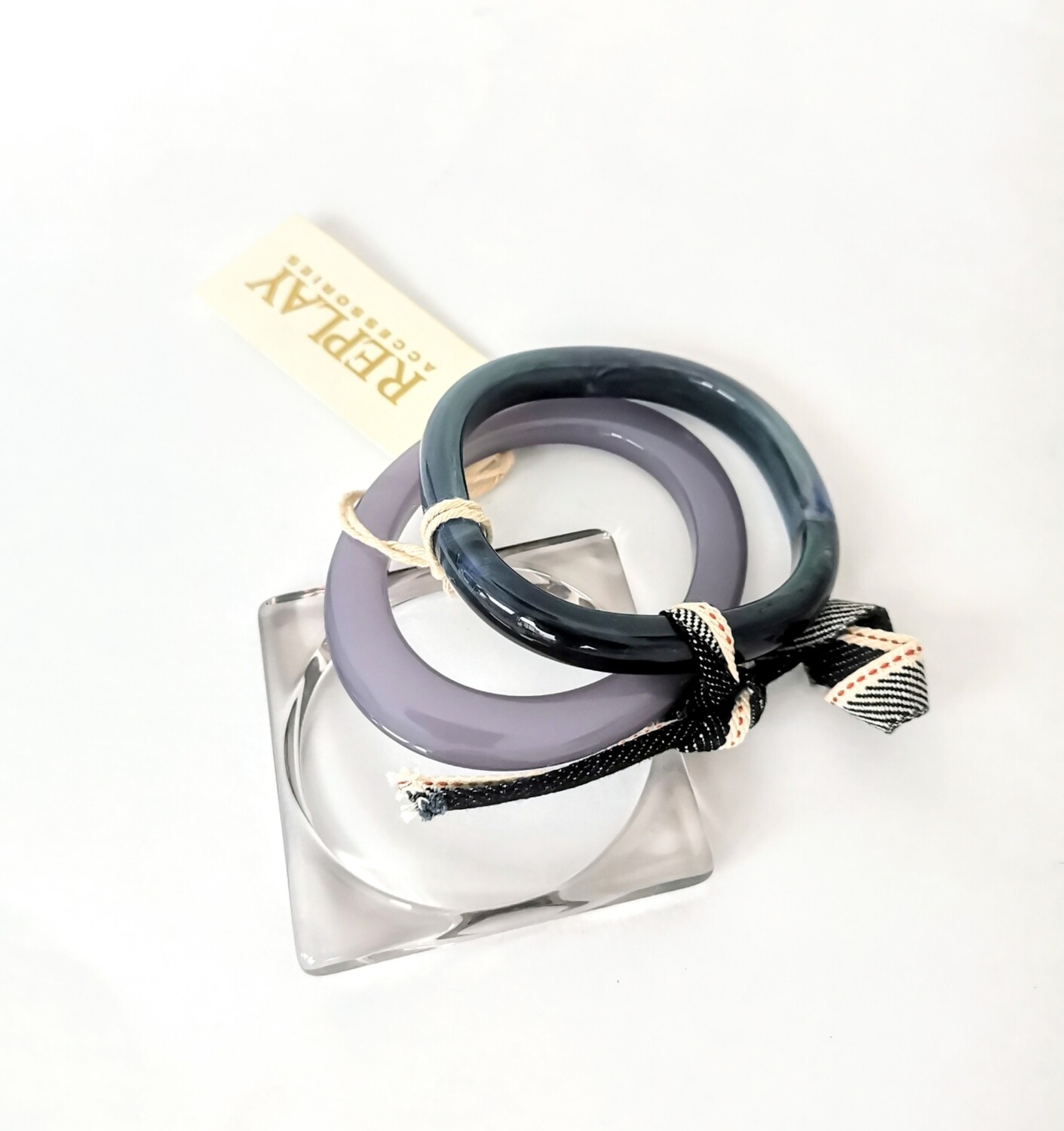 Triple resin bracelet