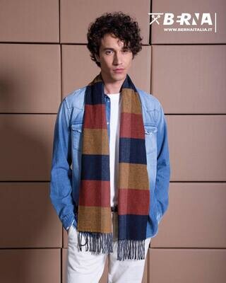 Men's checked scarf Men's checked scarf