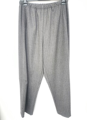 ​​Turkish pants in pinstriped flannel
