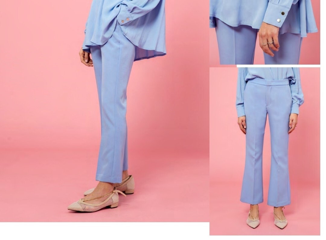 Bootcut cropped pants