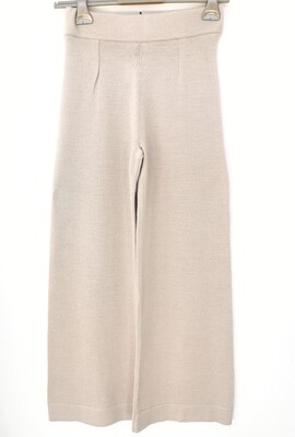 Knit flare pants