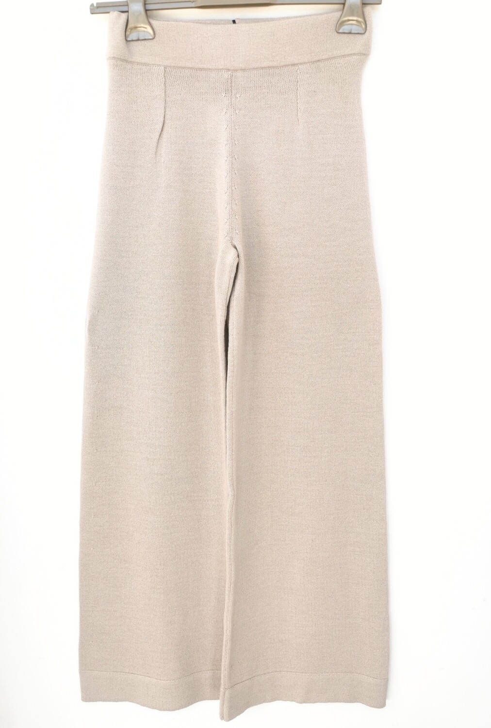 Knit flare pants