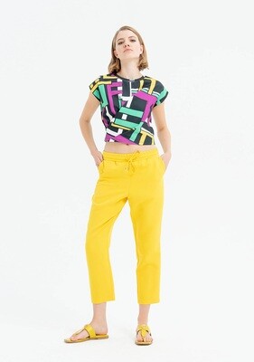 Regular jogger pants in technical fabric