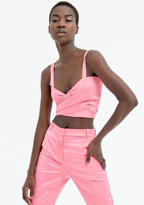 ​​Short satin top