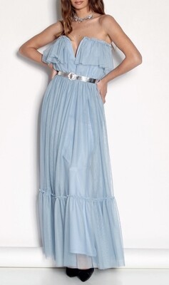 Long tulle dress