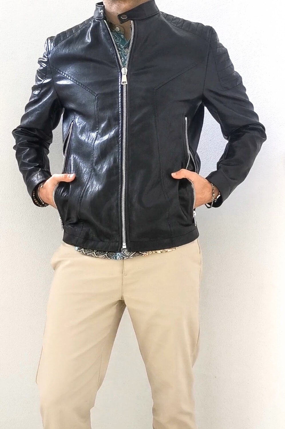 Ecoleather biker jacke
