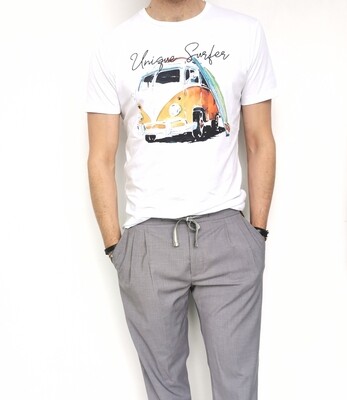 T-shirt stampa surfer