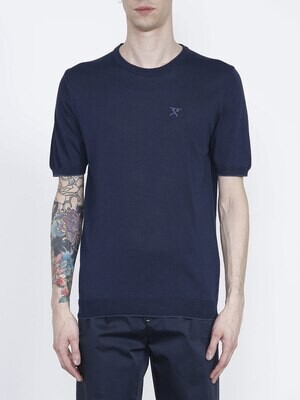 Crew neck knit T-shirt