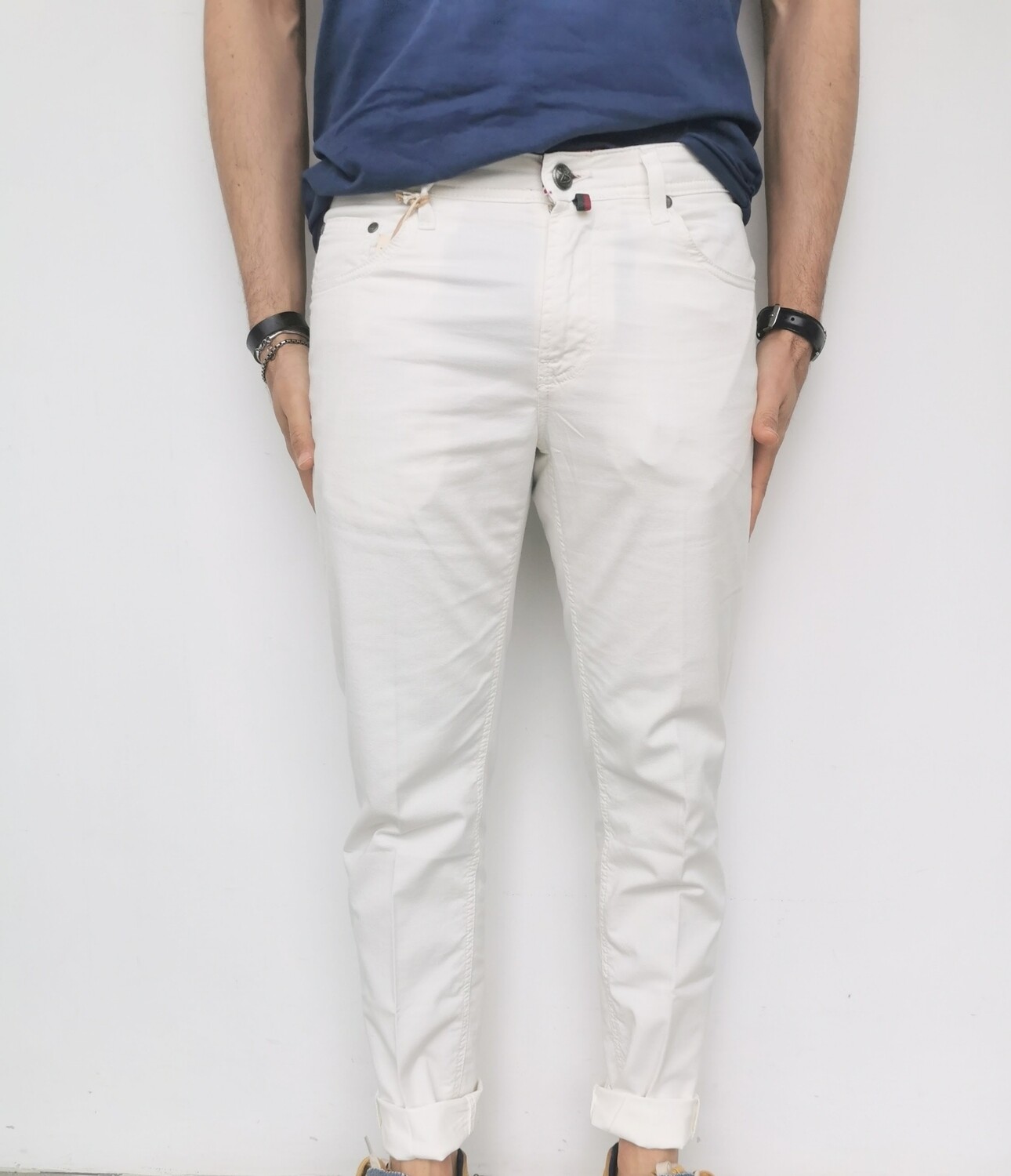 Slim denim pants