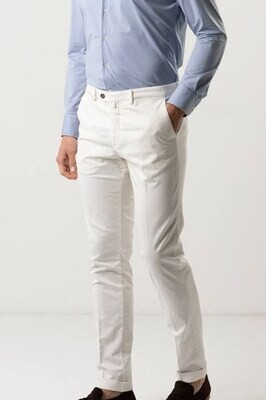 ​​Slim​ chino white pants