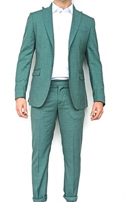 Slim suit in polyviscose​