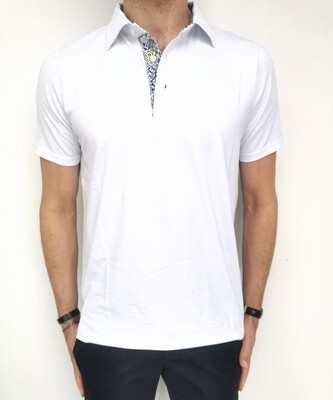 Polo slim in jersey
