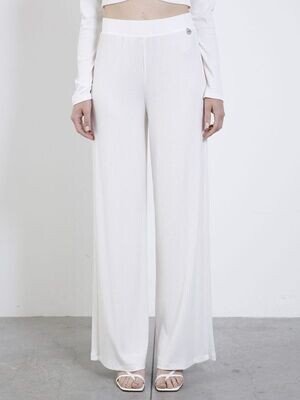 ​Ribbed palazzo pants