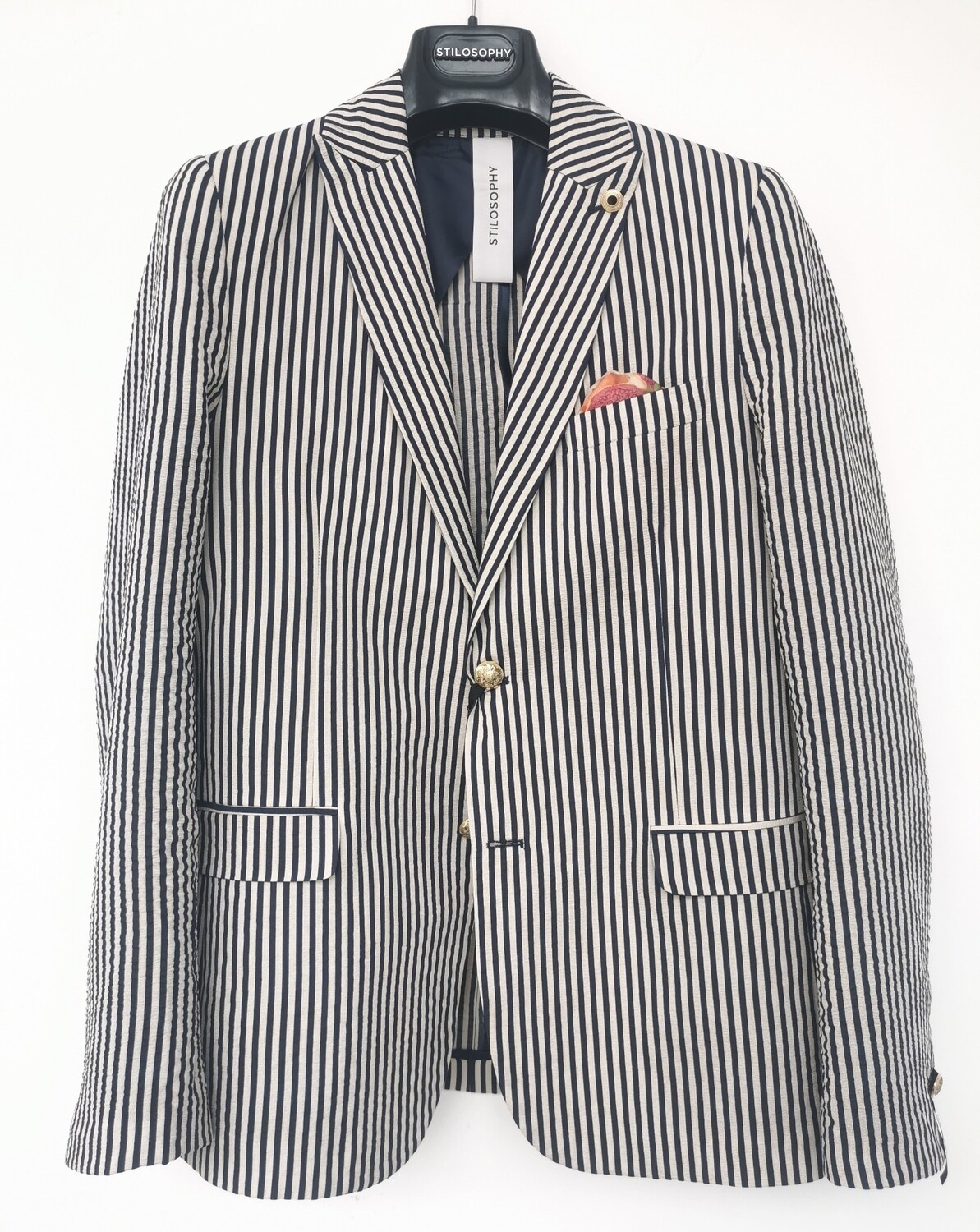 ​​Slim striped jacket​