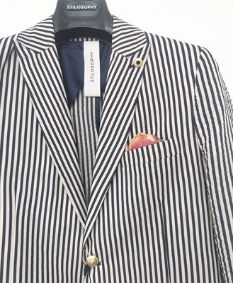 ​​Slim striped jacket​