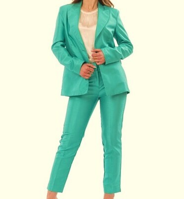 ​​Textured satin effect suit​