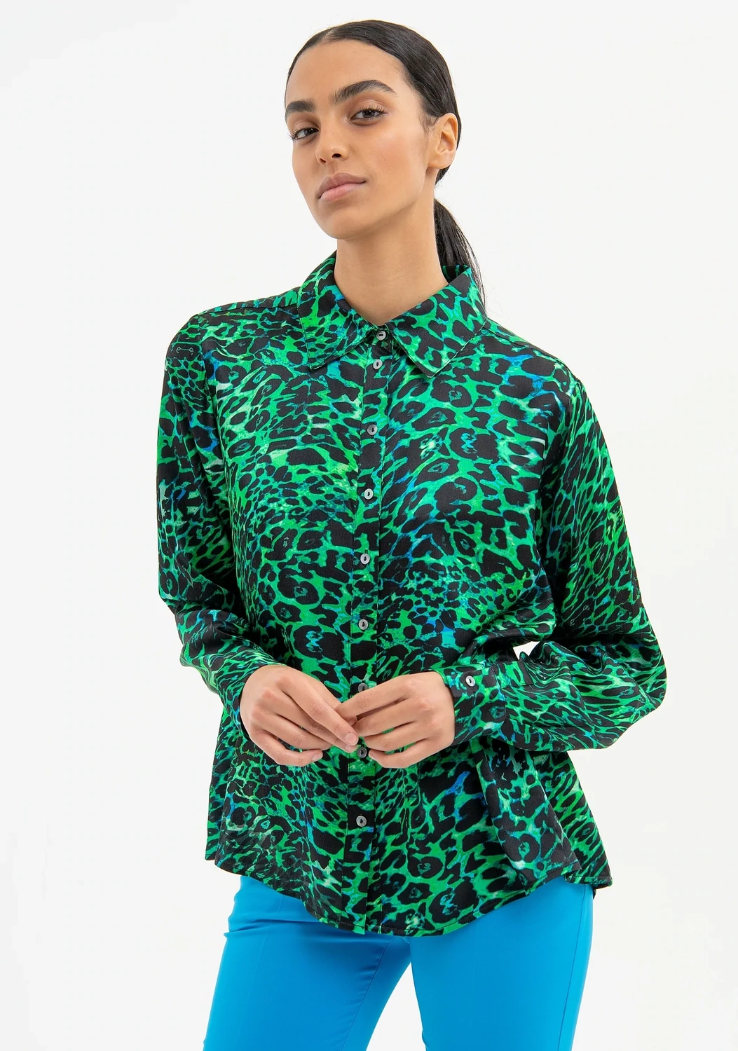 Regular animalier shirt