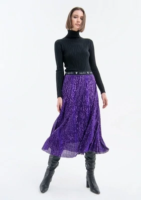 ​Sequined midi skirt