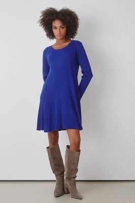 Ribbed knit dress