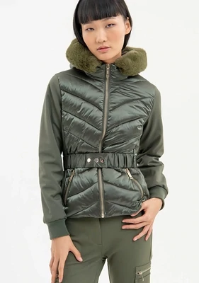 ​Slim quilted eco down jacket