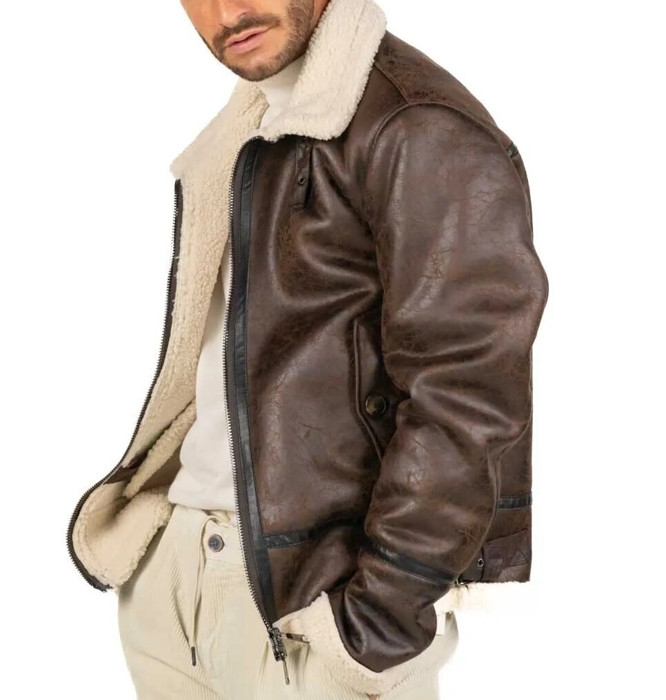 Eco sheepskin with buckles
