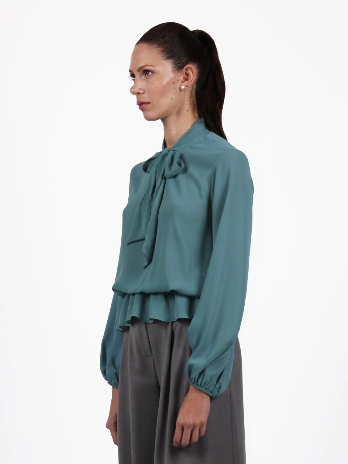 ​​Regular blouse with bow