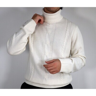 ​Cable turtleneck sweater