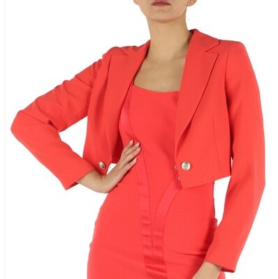 ​Cropped crêpe jacket
